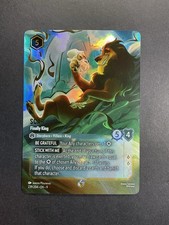 Disney Lorcana Fabled Scar Finally King 239/204  ENCHANTED  Fabled
