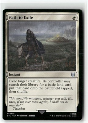 Path to Exile 175 Commander: The Lord of the Rings: NM