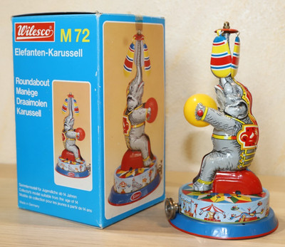 Wilesco M72  00720 Elefantenkarussell Blechspielzeug Antriebsmodell  OVP