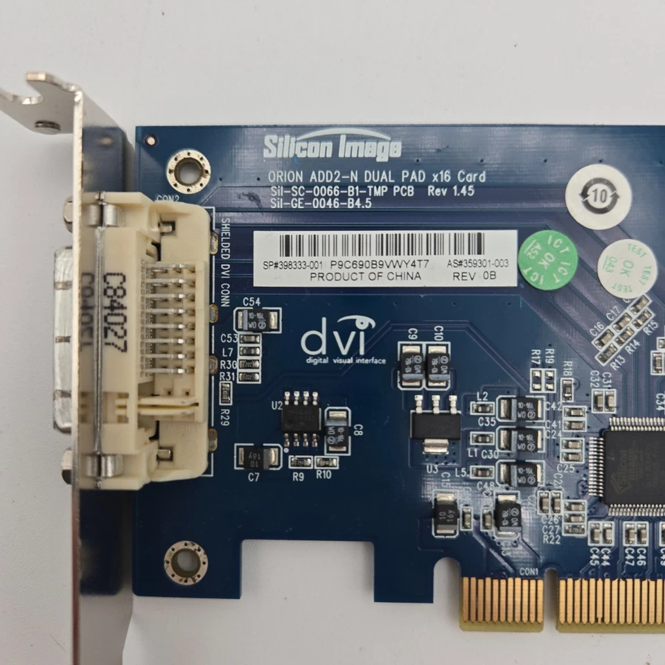 Dell Sil 1364A ADD2-N FH868 0KH276 PCI Express x4 (x16) DVI Video Card - Image 2 of 4