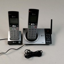 AT T CL82207 Set of 2 cordless landline phones with call blocking