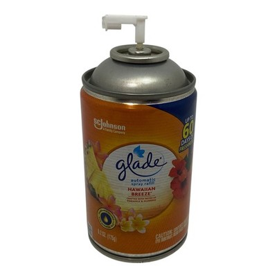 90% FULL Glade Automatic Spray Air Freshener Refill, Hawaiian Breeze 6.2 Ounces