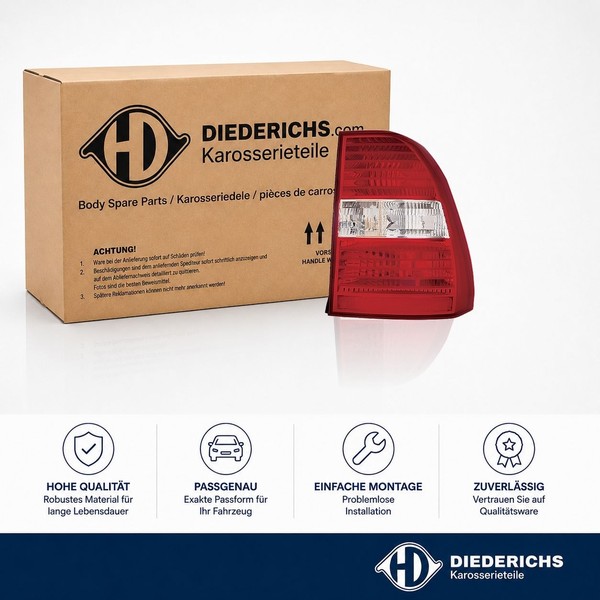 Heckleuchte Links Diederichs 6521891 FÜR KIA RÜCkleuchte Hecklicht-image