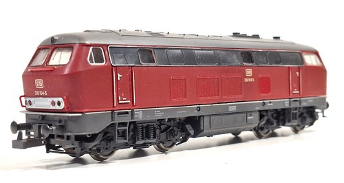 Röwa H0 1201 Diesellok BR 216 154-5 DB Analog Lichtwechsel Originalverpackung | Condition: Gebraucht