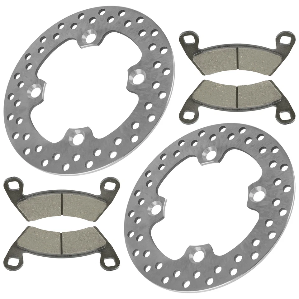 2 передних тормозных дисковых ротора и колодки для Polaris Ranger XP 900 2013 2014 2015-2018 - Изображение 4 из 4