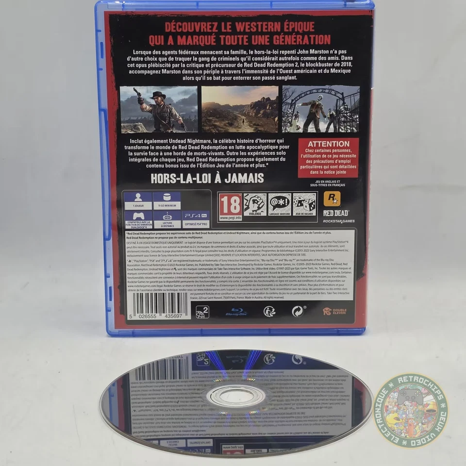 Red Dead Redemption Remastered PS4, photo 2 sur 4