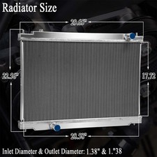 Tsm Upgrade 3 Rows Radiator Fit 2009-2019 2016 Nissan Gt-r 3.8l 3799cc V6 Mt Tsm Upgrade 3 Rows Radiator Fit 2009-2019 2016 Nissan Gt-r 3.8l 3799cc V6 Mt