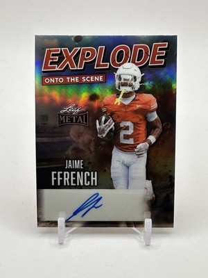 Jaime Ffrench 2026 Leaf Metal Explode Onto the Scene Auto /4 Michigan Wolverines