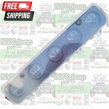 92-95 Jeep Yj Wrangler Center Dash Five Gauge Instrument Cluster Fuel Oil Temp