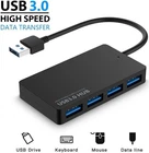 USB 3.0 4-Port USB Hub Splitter Super Speeds ​​Data Hub Cable Power for Laptop