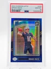 DRAKE MAYE 2024 DONRUSS OPTIC RATED ROOKIE BLUE HYPER RC PSA 10 Q1814