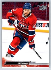 2022 Upper Deck #96 Kale Clague Montreal Canadiens