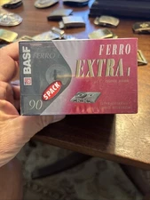 BASF Ferro Extra I 90 Minute Blank Cassette Tape 5 Pack New Sealed NOS