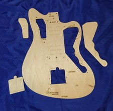 Jazz Master Guitar Body And Pickguard Router ...