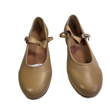 Bloch Merry Jane Young Womens Tap Shoes Dance Jazz S0352G Tan Size 7 READ