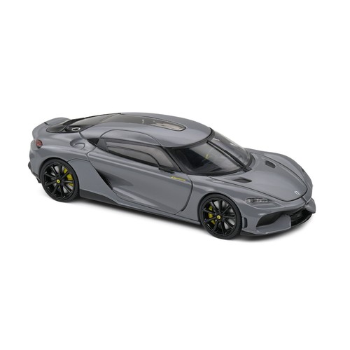 Modèle Réduit Voiture Koenigsegg Gemera 2021 - Échelle 1/43 - Marque Solido - Métal, Couleur Gris - Pour Collectionneurs