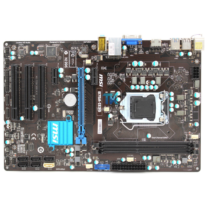 Motherboard for MSI B75A-IE35 Intel CPU i7 i5 i3 LGA 1155 DDR3 MS