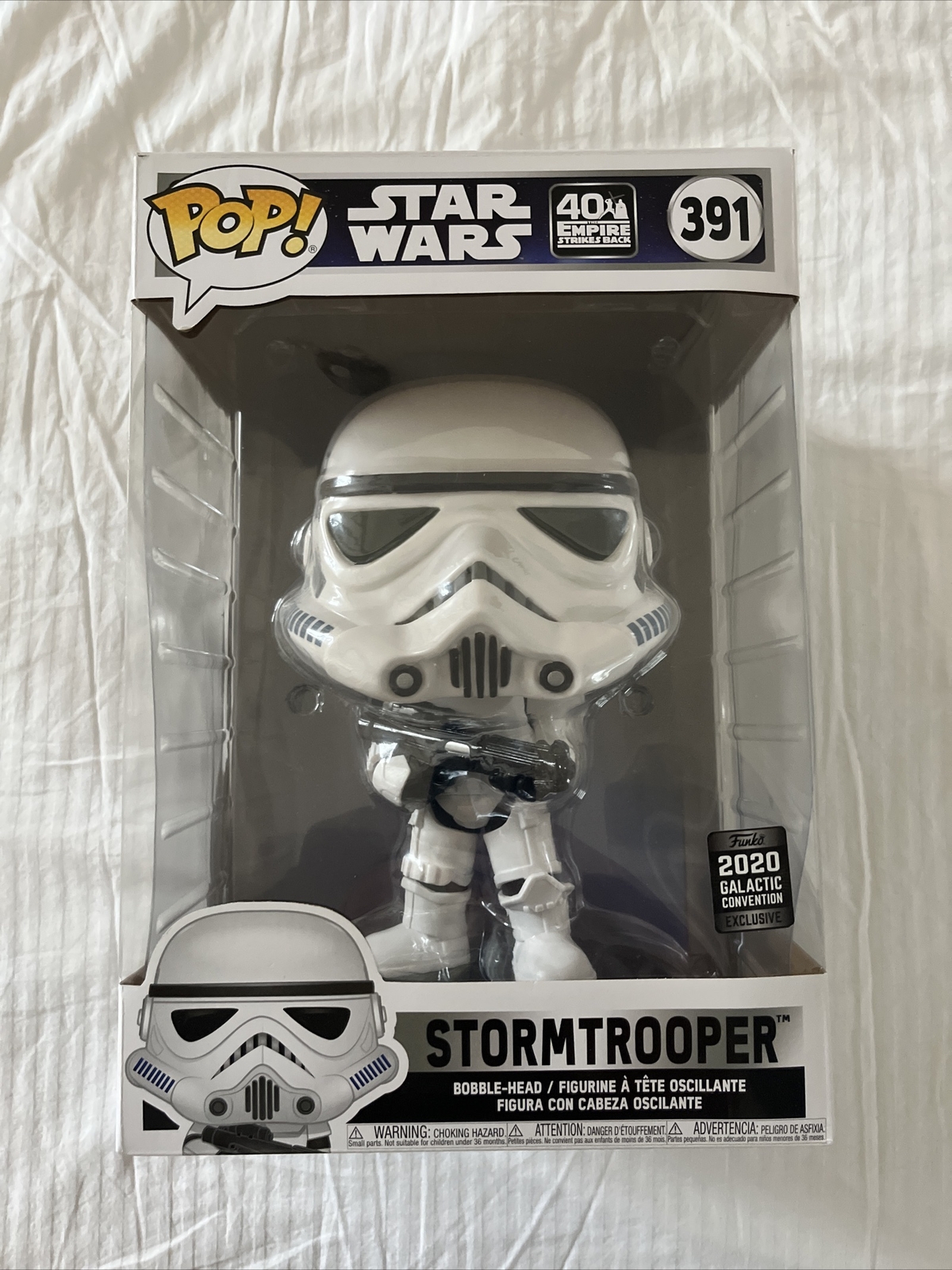 Funko Pop! Star Wars #391 Stormtrooper 10&Quot; Galactic Convention Exclusive 2020