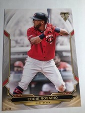 2019 Topps Triple Threads Jumbo 5x7 Eddie Rosario Twins 68 /49