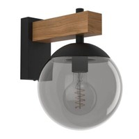 Eglo 900671 Bufalata E27 AußEn-Wand-/Deckenleuchte Schwarz Braun IP44