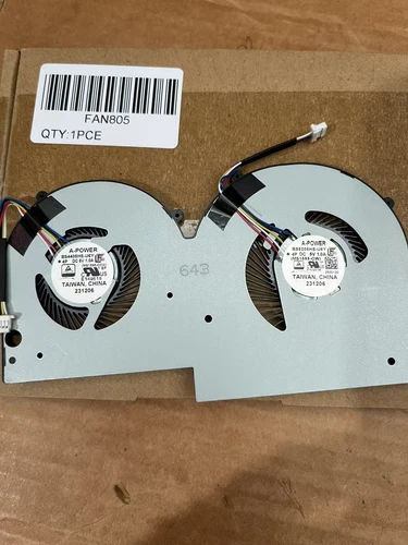 CPU FAN MSI MS-1595 Summit E16 AI Evo BS5205HS-U6Y BS4405HS-U6Y 5V 1.0A Fan 5PIN