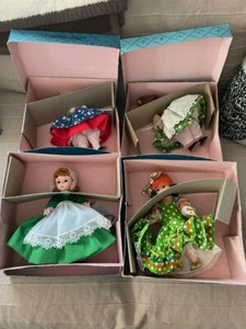 Lot of Four Vintage Madame Alexander 8" Dolls in Original Boxes