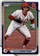 2024 Bowman Travis Honeyman #BP-46 St. Louis Cardinals Prospect Baseball Card