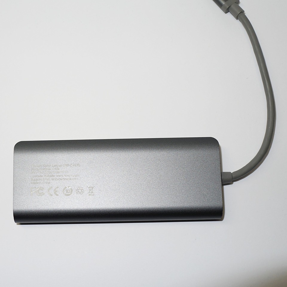 GENUINE Lenovo C109 USBC MultiPort Hub HDMI USB 3.0 SD Card Reader