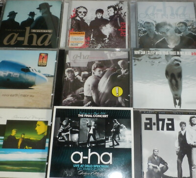 A-HA Verschiedene CD's Auswahl Sammlung Konvolut Lot Scoundrel Hunting Time***