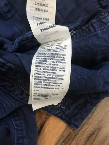 Abercrombie & Fitch shorts blue (kids 14 years) natural wear look - Picture 9 of 12