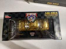  36 RACING CHAMPIONS 24K GOLD PLATED COMMEMORATIVE SERIES REFLECTIONS IN GOLD