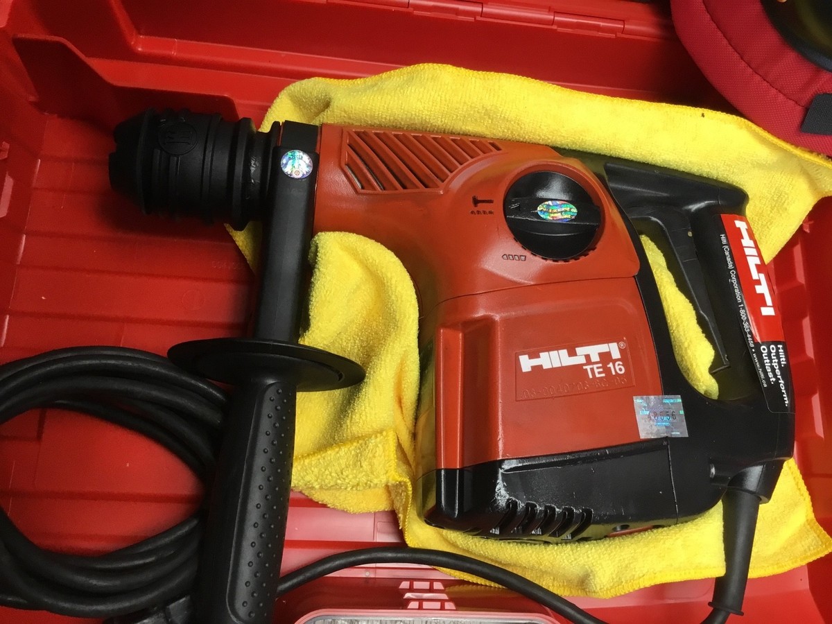 HILTI TE 16 HAMMER DRILL, PREOWNED, GERMANY, FREE TABLET HILTI TE 16 HAMMER DRILL, PREOWNED, GERMANY, FREE TABLET