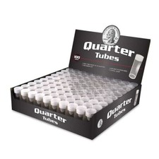 500 BCW Quarter Sized Coin Tubes
