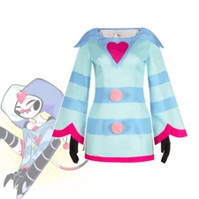 Hazbin Hotel Helluva Boss Fizzarolli Cosplay Costume Green Outfit 