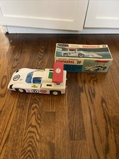 VTG 1960s ALPS Battery operated Chaparral 2F Race Car Made in Japan NICE WORKS