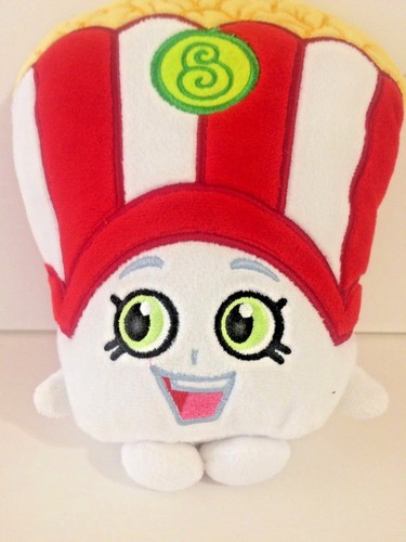 Shopkins Medium 7" Poppy Corn Popcorn . Plush Pillow Animal Toy - Picture 4 of 4