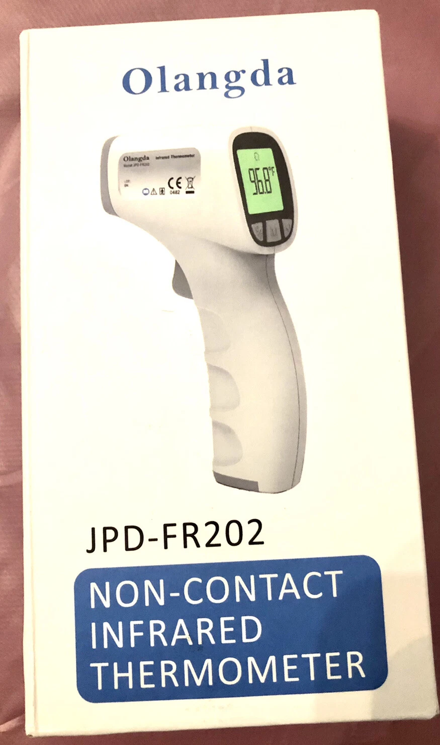 Forehead Non Contact Thermometer Baby Kids & Adults 20 Readings Memory Storage
Opens in a new window