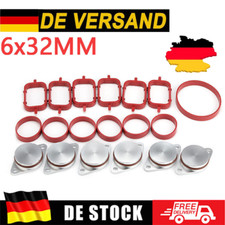 Drallklappen mit Stützring Dichtung Ansaugbrücke für BMW M57 5er 525d 530d 535d