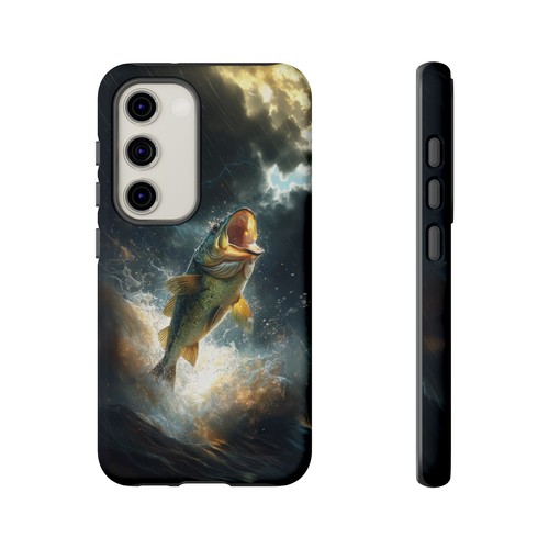 Big Mouth Bass Fish Thunderstorm River - Phone Case for iPhone, Galaxy, Pixel - 第 230/281 張圖片