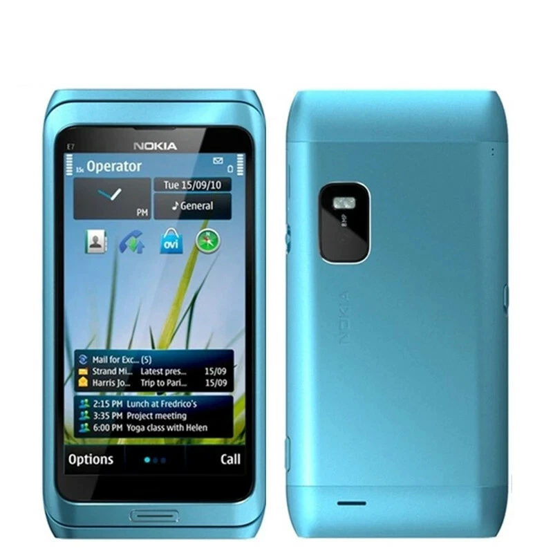 E7-00 Original Unlocked Nokia E7 16GB 3G Wifi 8MP 4" Touch Screen Slide Keyboard - Image 4 of 4