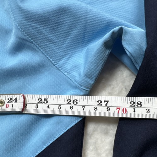 FootJoy Golf Performance 1/4 Zip Pullover Jacket Men Sz XL Baby Blue Rain Gear - Picture 11 of 20