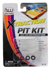 AUTO WORLD 00105 X-Traction Pit Kit HO Scale Slot Car Performance Kit