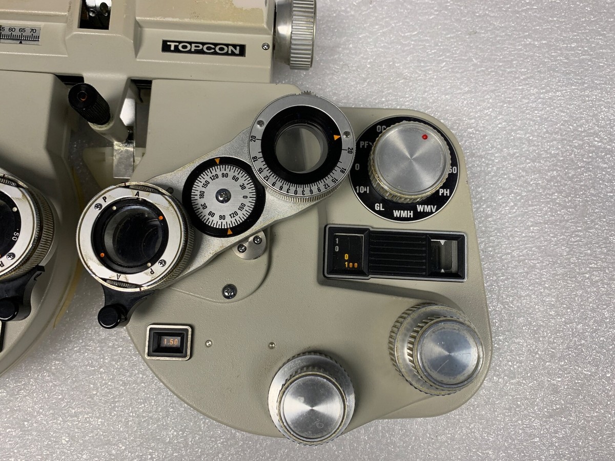 Topcon VT-SE Phoropter Manual Refractor Vision Tester w Topcon VT-SE Phoropter Manual Refractor Vision Tester w