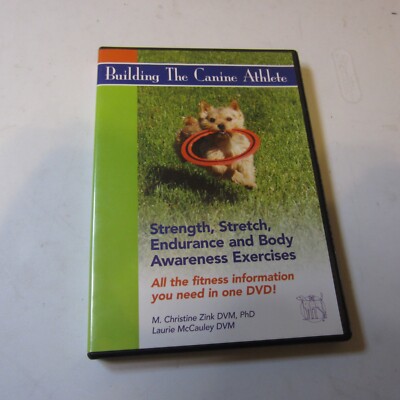 NEW Building The Canine Athlete DVD Strength Stretch Body Awareness Exercise Dog