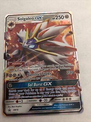 Pokemon Solgaleo GX SM16 Holo Ultra Rare Black Star Promo Mint