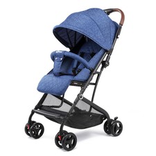 two way foldable baby kids travel stroller newborn infant pushchair buggy black
