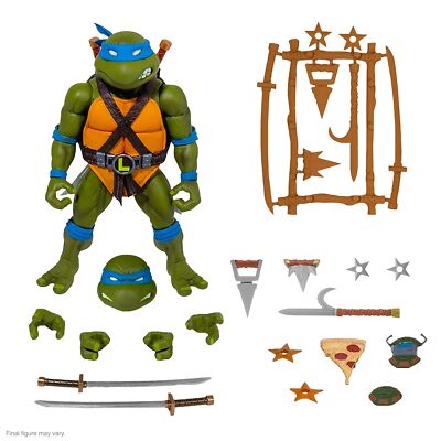 Super7 ULTIMATES! Teenage Mutant Ninja Turtles Leonardo - 7'' TMNT Action Figu...