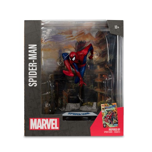 Marvel Collection Spider-Man (Spider-Man #6) 1:10th Scale Posed Figure w/Scene - Picture 6 of 8