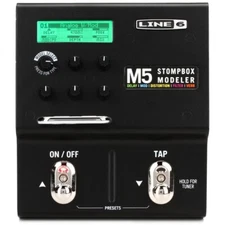 Line 6 M5 Stompbox Modeler Guitar Multi Effects Pedal Processor w/Power Adapter