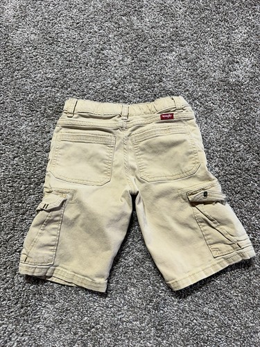 Wrangler Boys Shorts Tan Size 8 Beige Khaki Youth -7333 - Picture 7 of 8